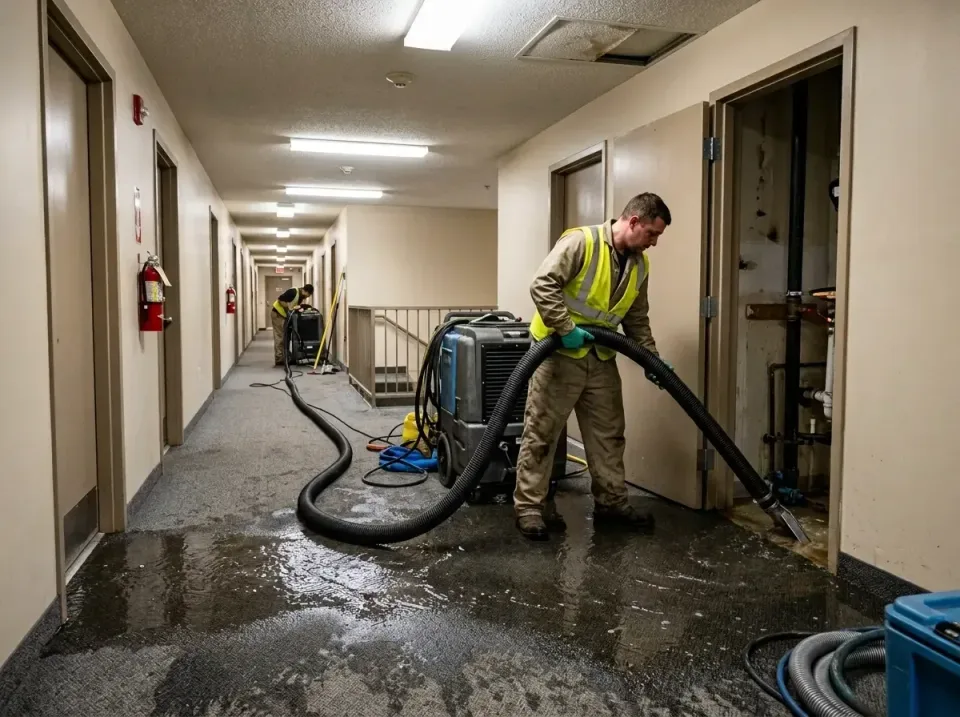 multi-unit-apartment-hallway-f-005 — frequently asked questions, Emergency Burst Pipe Water Extraction & Removal in St. Henr…
